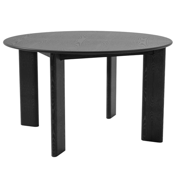 HomeRoots 51" Beige Solid Wood Round Dining Table - Elegant Centerpiece for Modern Homes & Gatherings 712182