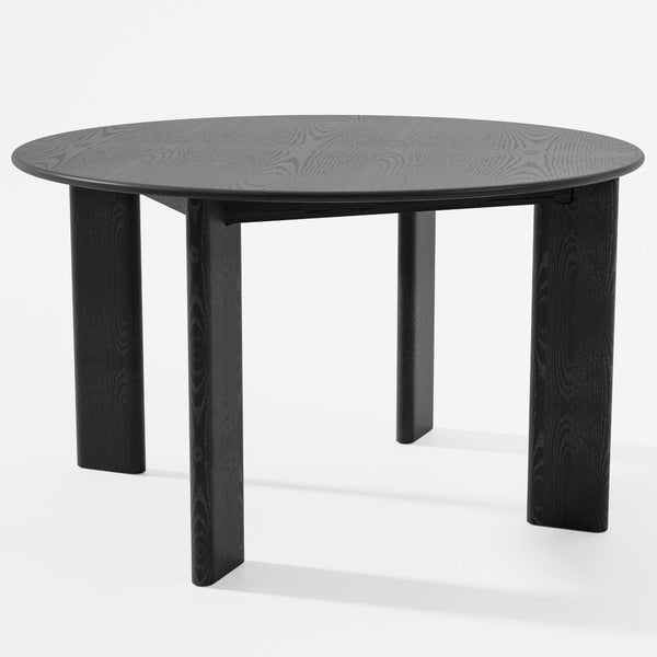 HomeRoots 51" Beige Solid Wood Round Dining Table - Elegant Centerpiece for Modern Homes & Gatherings 712182