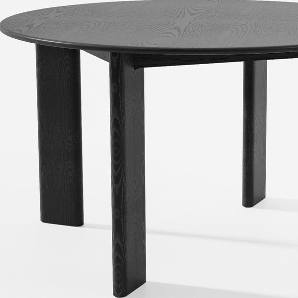 HomeRoots 51" Beige Solid Wood Round Dining Table - Elegant Centerpiece for Modern Homes & Gatherings 712182