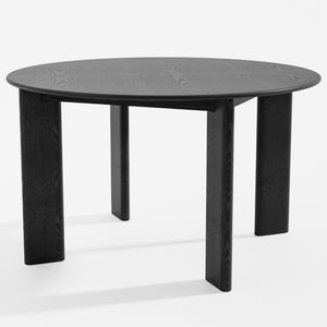 HomeRoots 51" Beige Solid Wood Round Dining Table - Elegant Centerpiece for Modern Homes & Gatherings 712182