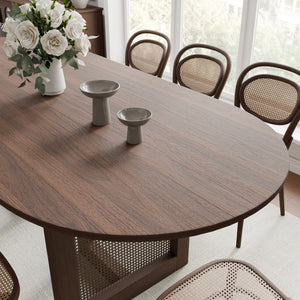 HomeRoots 33" Yellow Solid Wood Oval Bar Table - Vibrant, Durable Design Perfect for Social Gatherings & Dining 712185