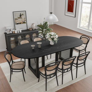 HomeRoots 33" Solid Wood Rectangular Bar Table - Modern Design, Rich Brown Finish, Seats 6 for Dining & Gatherings 712187
