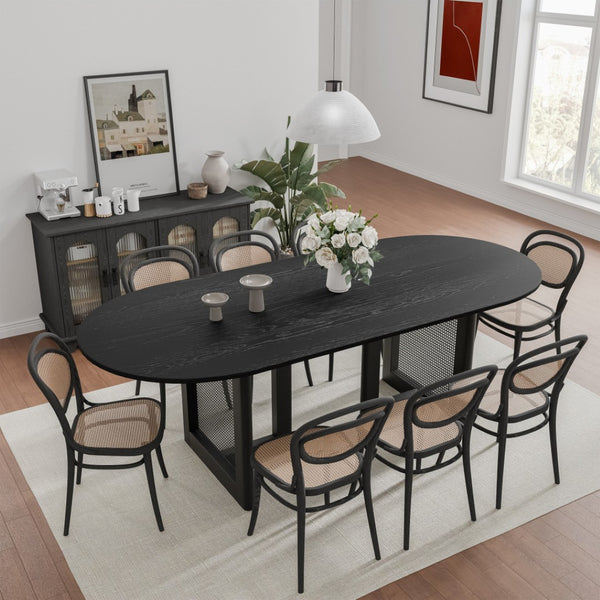 HomeRoots 33" Solid Wood Rectangular Bar Table - Modern Design, Rich Brown Finish, Seats 6 for Dining & Gatherings 712187