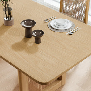 HomeRoots 33" Modern Black Solid Wood Rectangular Bar Table - Stylish High-Top Dining for Home & Business Spaces 712189