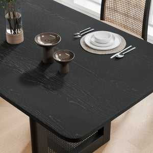 HomeRoots 33" Brown Solid Wood Oval Bar Table - Stylish High-Top Design for Dining & Social Gatherings, Seats 6 712190
