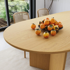 HomeRoots 33" Black Solid Wood Oval Bar Table - Stylish, Durable Centerpiece for Home or Commercial Spaces 712192