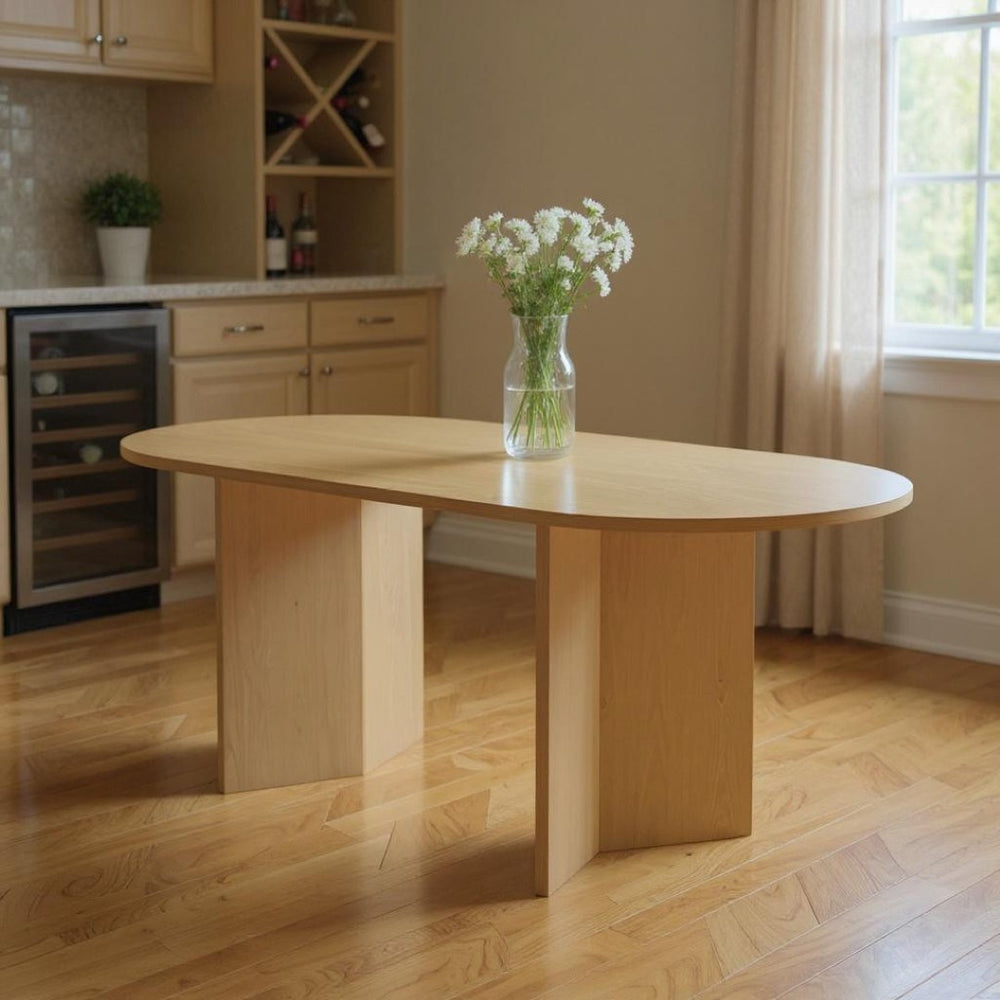 HomeRoots 33" Black Solid Wood Oval Bar Table - Stylish, Durable Centerpiece for Home or Commercial Spaces 712192