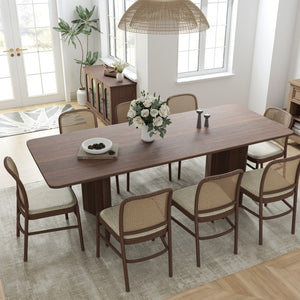 HomeRoots 33" Yellow Solid Wood Rectangular Bar Table - Modern Design for Home, Restaurants & Cafes, Seats 6 712194