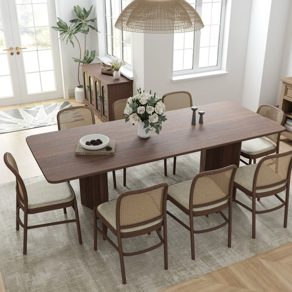 HomeRoots 33" Yellow Solid Wood Rectangular Bar Table - Modern Design for Home, Restaurants & Cafes, Seats 6 712194
