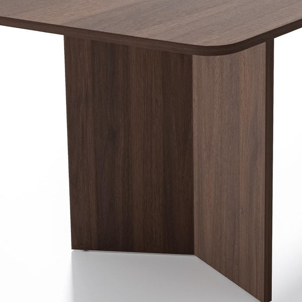 HomeRoots 33" Yellow Solid Wood Rectangular Bar Table - Modern Design for Home, Restaurants & Cafes, Seats 6 712194