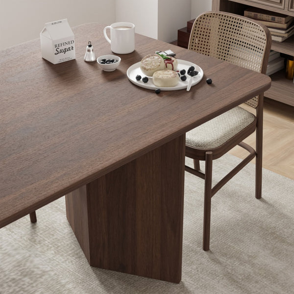 HomeRoots 33" Yellow Solid Wood Rectangular Bar Table - Modern Design for Home, Restaurants & Cafes, Seats 6 712194
