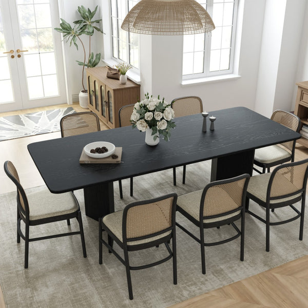 HomeRoots 52" Yellow Solid Wood Bar Table - Modern Rounded Design, Sturdy Craftsmanship for Stylish Gatherings 712196