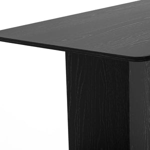 HomeRoots 52" Yellow Solid Wood Bar Table - Modern Rounded Design, Sturdy Craftsmanship for Stylish Gatherings 712196