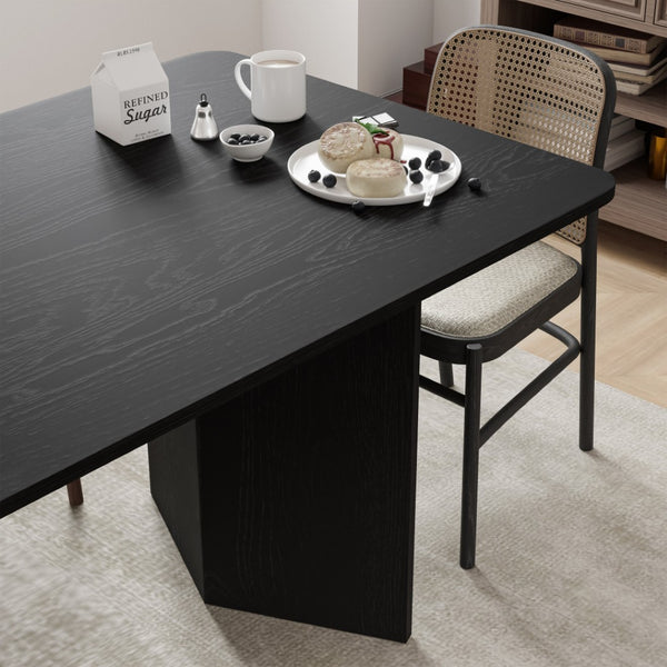 HomeRoots 52" Yellow Solid Wood Bar Table - Modern Rounded Design, Sturdy Craftsmanship for Stylish Gatherings 712196