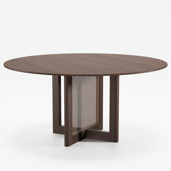 HomeRoots 42" Brown Solid Wood Round Bar Table - Stylish Pedestal Design for Dining & Bistro Spaces, Seats 6 712202