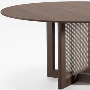 HomeRoots 42" Brown Solid Wood Round Bar Table - Stylish Pedestal Design for Dining & Bistro Spaces, Seats 6 712202