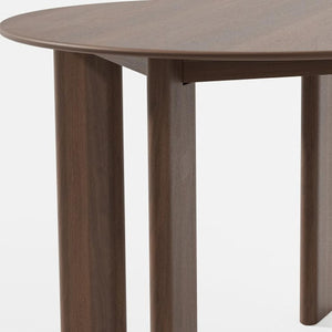 HomeRoots 42" Black Solid Wood Rounded Bar Table - Modern Design for Inviting Gatherings & Conversations 712203