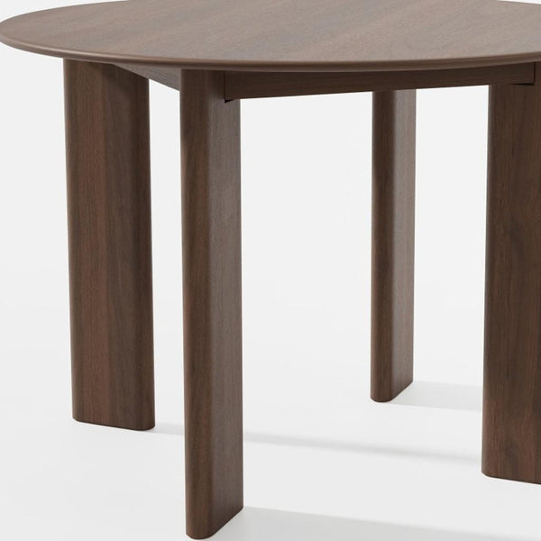 HomeRoots 42" Black Solid Wood Rounded Bar Table - Modern Design for Inviting Gatherings & Conversations 712203