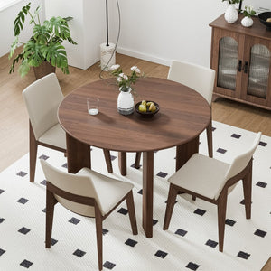 HomeRoots 42" Black Solid Wood Rounded Bar Table - Modern Design for Inviting Gatherings & Conversations 712203