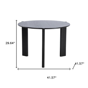 HomeRoots 42" Yellow Solid Wood Rounded Bar Table – Stylish Bistro Design for Home & Commercial Spaces! 712209