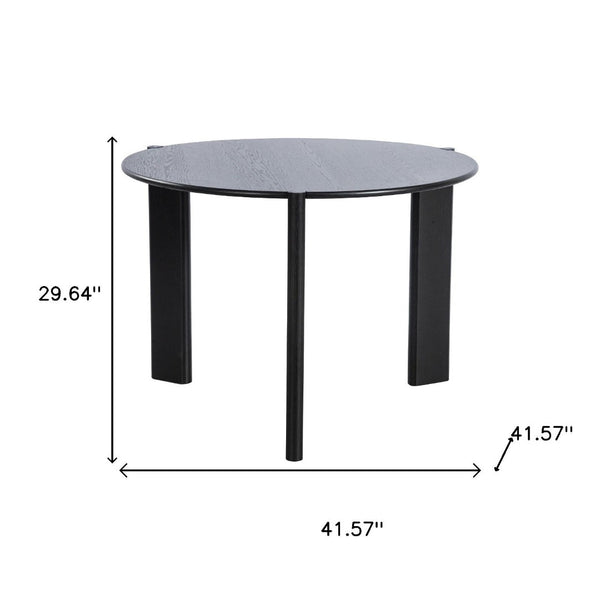 HomeRoots 42" Yellow Solid Wood Rounded Bar Table – Stylish Bistro Design for Home & Commercial Spaces! 712209