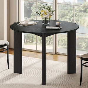 HomeRoots 42" Yellow Solid Wood Rounded Bar Table – Stylish Bistro Design for Home & Commercial Spaces! 712209