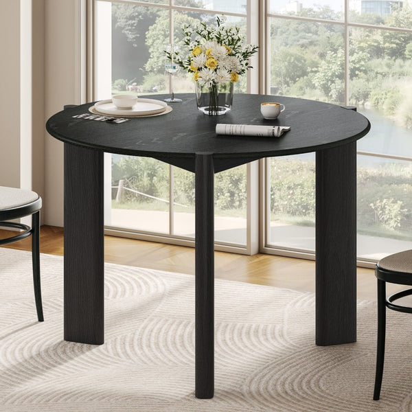 HomeRoots 42" Yellow Solid Wood Rounded Bar Table – Stylish Bistro Design for Home & Commercial Spaces! 712209