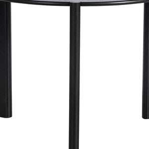 HomeRoots 42" Yellow Solid Wood Rounded Bar Table – Stylish Bistro Design for Home & Commercial Spaces! 712209