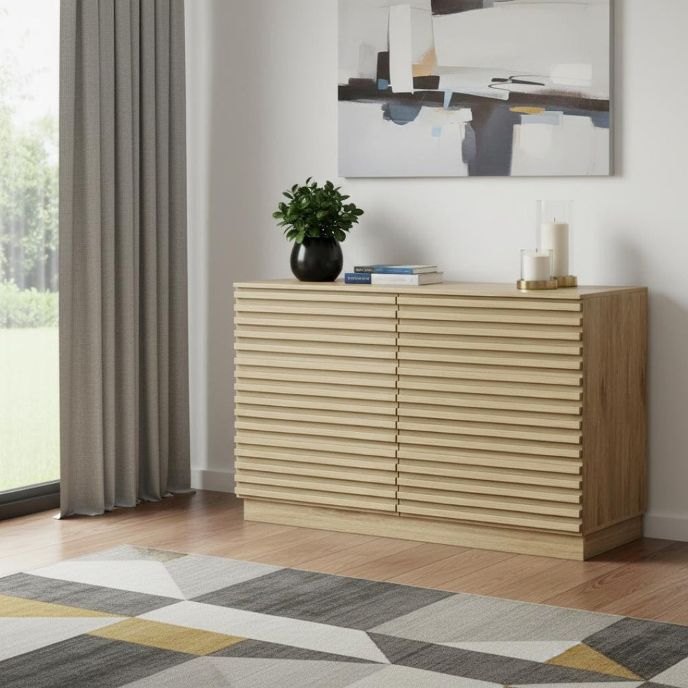 HomeRoots 47" Light Gray Solid Wood Console Cabinet - Stylish Six-Drawer Storage Solution for Any Room 712214