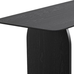 HomeRoots 33" Brown Solid Wood Oval Bar Table – Elegant Design, Versatile Seating for Dining & Social Spaces 712219