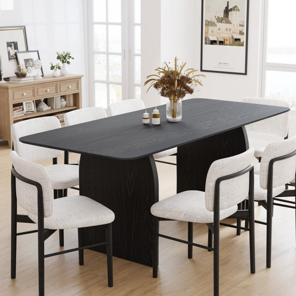 HomeRoots 33" Brown Solid Wood Oval Bar Table – Elegant Design, Versatile Seating for Dining & Social Spaces 712219
