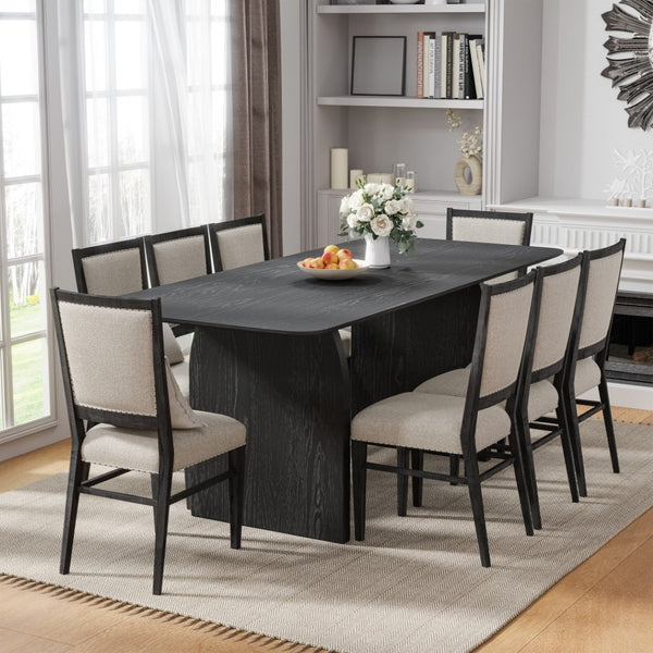 HomeRoots 33" Brown Solid Wood Oval Bar Table – Elegant Design, Versatile Seating for Dining & Social Spaces 712219