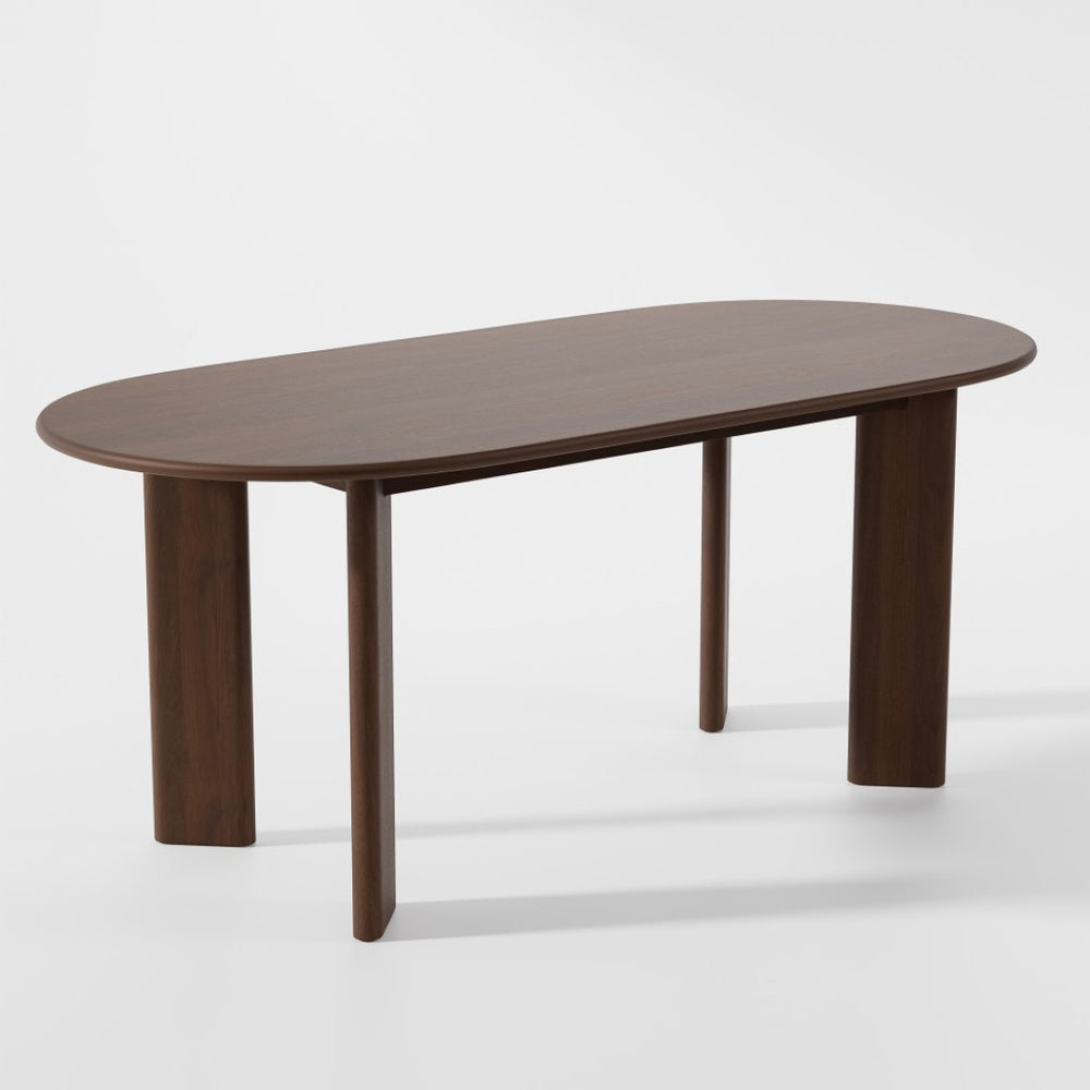 HomeRoots 33" Black Solid Wood Oval Bar Table - Sleek, Durable Design for Modern Dining & Entertaining Spaces! 712220