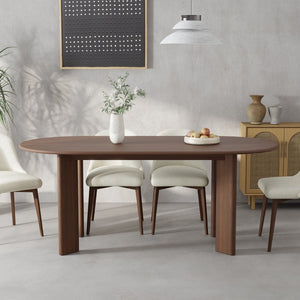 HomeRoots 33" Black Solid Wood Oval Bar Table - Sleek, Durable Design for Modern Dining & Entertaining Spaces! 712220