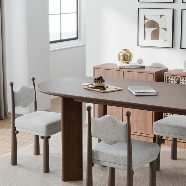 HomeRoots 33" Black Solid Wood Oval Bar Table - Sleek, Durable Design for Modern Dining & Entertaining Spaces! 712220