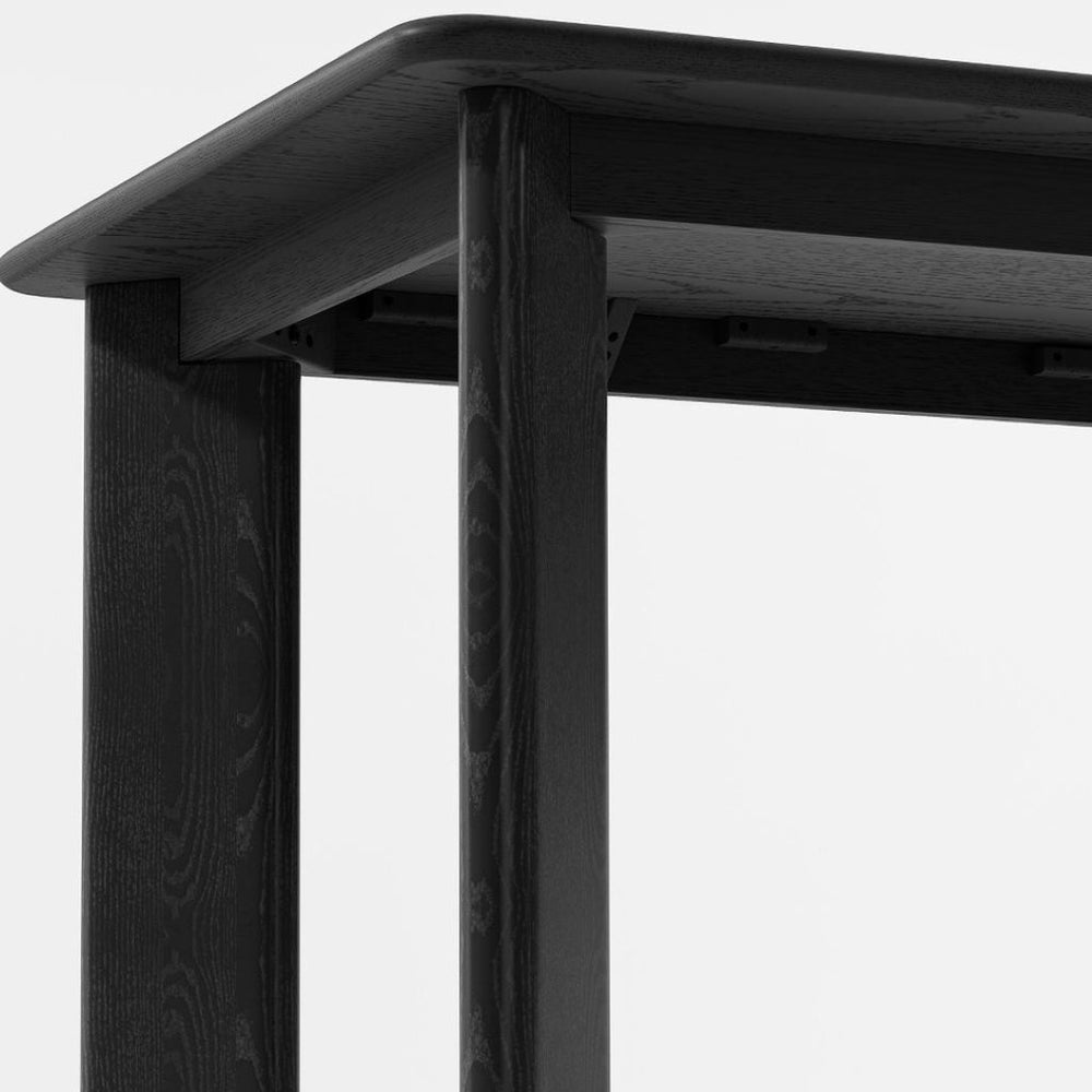 HomeRoots 33" Yellow High-Top Solid Wood Bar Table - Durable, Stylish, Perfect for Restaurants and Gatherings 712223
