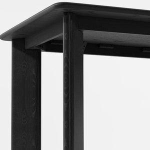 HomeRoots 33" Yellow High-Top Solid Wood Bar Table - Durable, Stylish, Perfect for Restaurants and Gatherings 712223