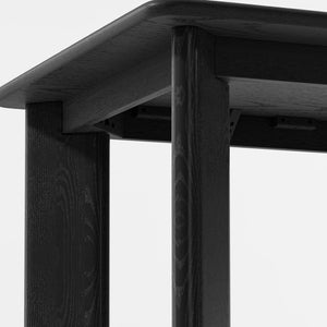 HomeRoots 33" Yellow High-Top Solid Wood Bar Table - Durable, Stylish, Perfect for Restaurants and Gatherings 712223