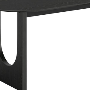 HomeRoots 33" Brown Solid Wood Oval High-Top Bar Table - Elegant Pedestal Design for Dining & Gatherings 712225