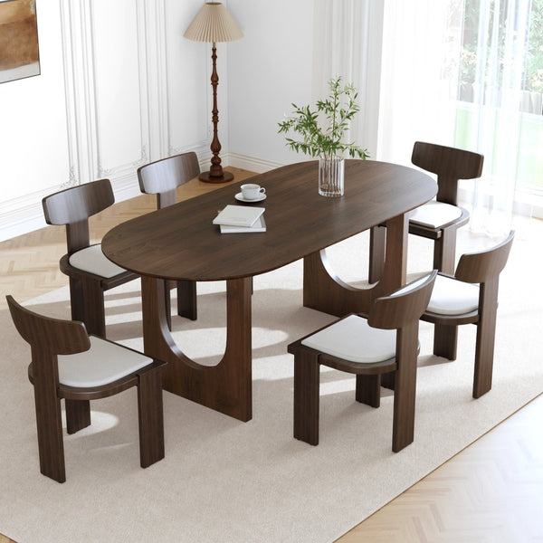 HomeRoots 33" Black Solid Wood Oval Bar Table - Modern Elegance for Dining, Social Gatherings & Stylish Spaces 712226