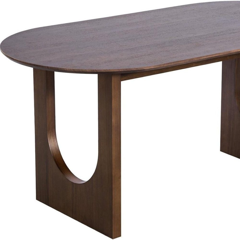 HomeRoots 33" Black Solid Wood Oval Bar Table - Modern Elegance for Dining, Social Gatherings & Stylish Spaces 712226