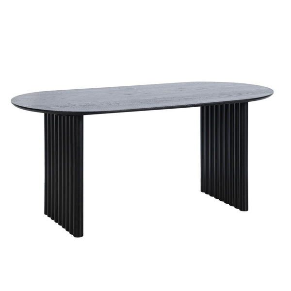 HomeRoots 33" Brown Solid Wood Oval Bar Table - Modern Design for Casual Dining & Entertaining, Seats 6 Comfortably 712227