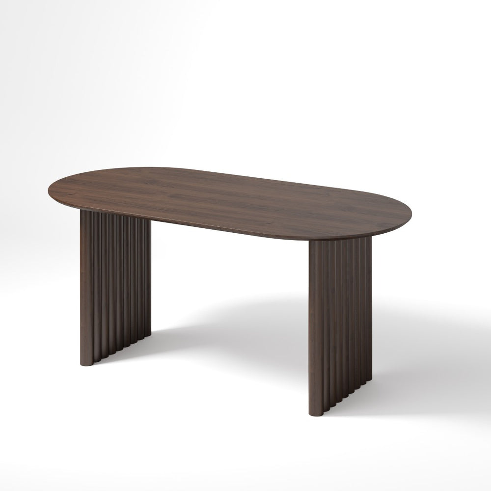 HomeRoots 33" Vibrant Yellow Solid Wood Oval Bar Table - Stylish Dining Centerpiece for Home & Commercial Use 712228