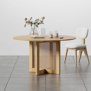 HomeRoots 52" Black Wood Rounded Bar Table - Modern Design for Bars, Restaurants & Home Entertaining Spaces 712253