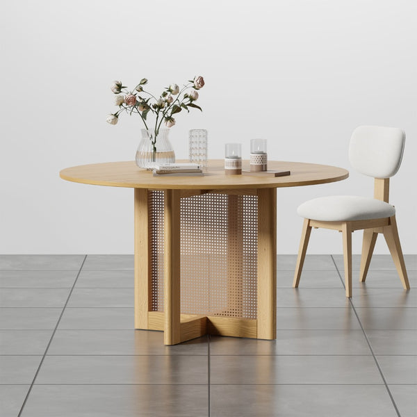 HomeRoots 52" Black Wood Rounded Bar Table - Modern Design for Bars, Restaurants & Home Entertaining Spaces 712253