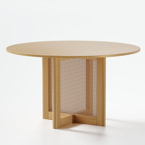 HomeRoots 52" Black Wood Rounded Bar Table - Modern Design for Bars, Restaurants & Home Entertaining Spaces 712253