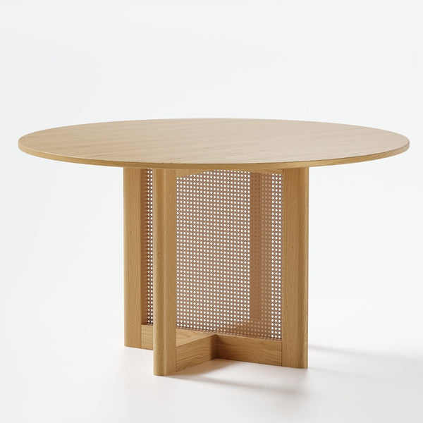 HomeRoots 52" Black Wood Rounded Bar Table - Modern Design for Bars, Restaurants & Home Entertaining Spaces 712253