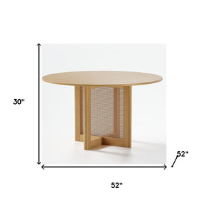 HomeRoots 52" Black Wood Rounded Bar Table - Modern Design for Bars, Restaurants & Home Entertaining Spaces 712253