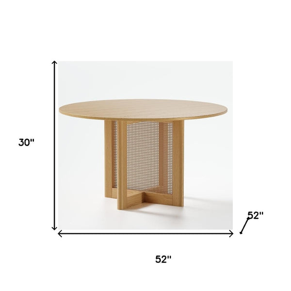 HomeRoots 52" Black Wood Rounded Bar Table - Modern Design for Bars, Restaurants & Home Entertaining Spaces 712253