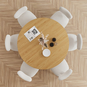 HomeRoots 52" Black Wood Rounded Bar Table - Modern Design for Bars, Restaurants & Home Entertaining Spaces 712253